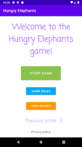 تحميل لعبة Hungry Elephants الفيل الجائع 1