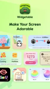 Widgetable: Adorable Screen 1