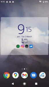 Digital Clock & Weather Widget 2