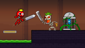 Red Stickman: Stick Adventure 1